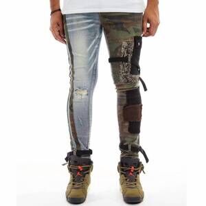 NEW REELISTIK men's gobi tech denim jean in split camo